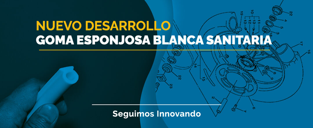 Goma Esponjosa Blanca Sanitaria